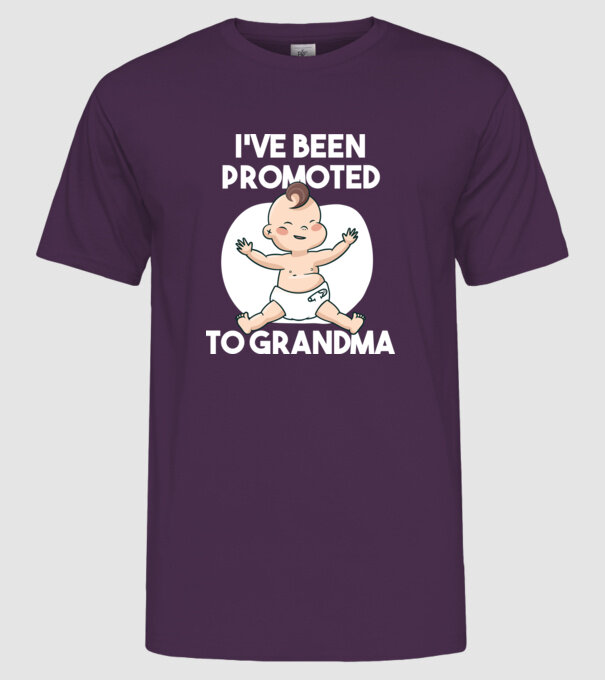 Am devenit bunică model mov pe tricou