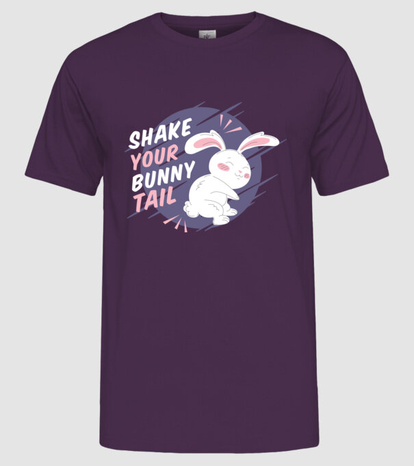 Shake your bunny tail model mov pe tricou