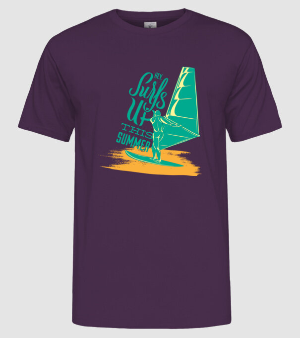 Surfs up this summer model mov pe tricou