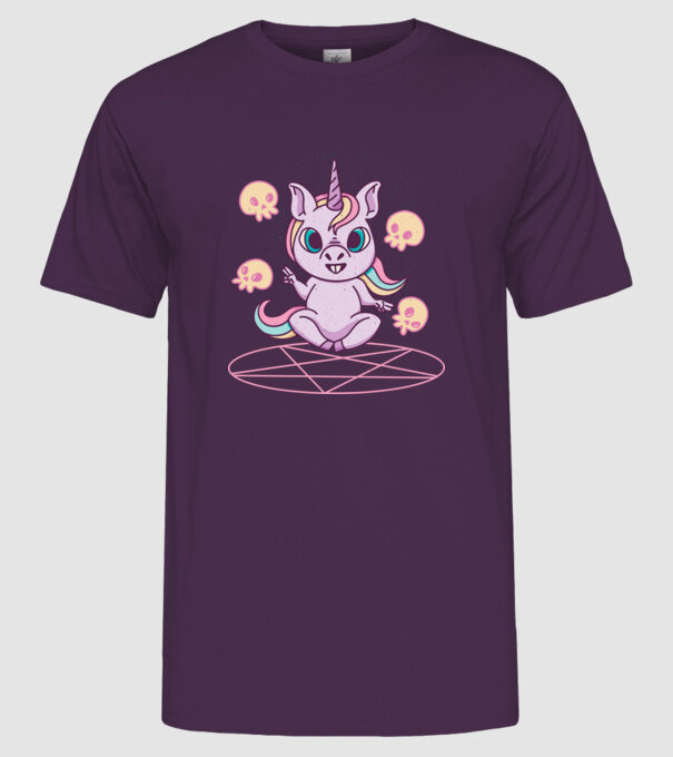 Unicorn invocare model mov pe tricou