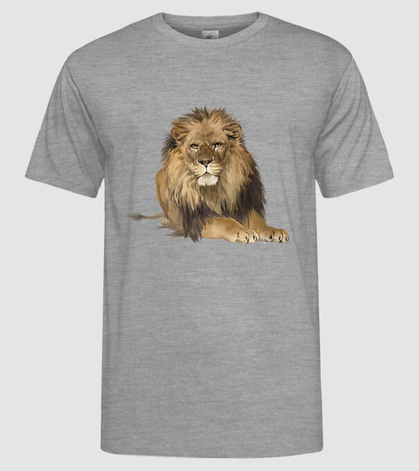 lion king model gri pe tricou