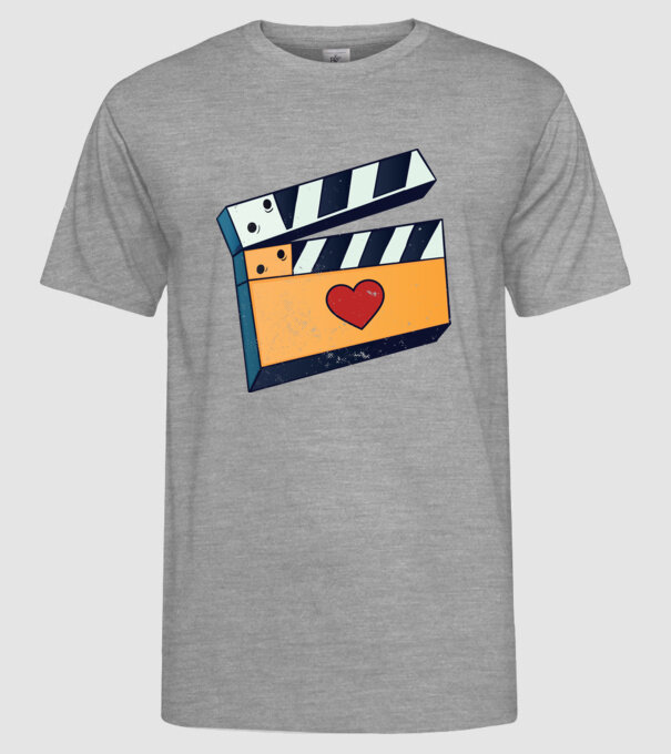 Cinema Film model gri pe tricou