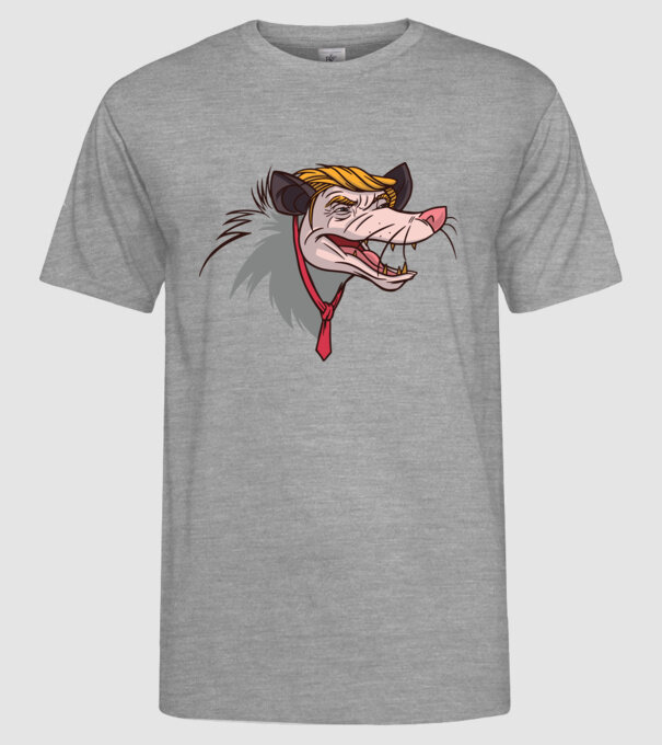 Trump Opossum model gri pe tricou