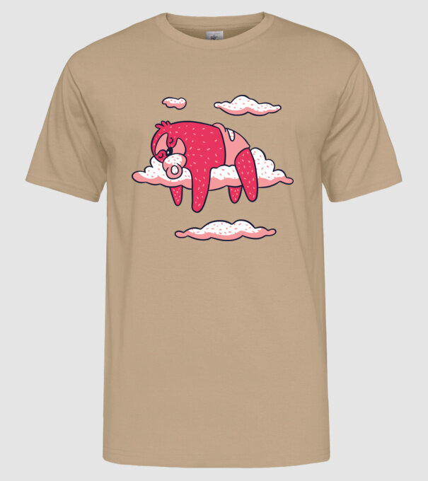 Bebeluș Leneș doarme model nisipiu pe tricou