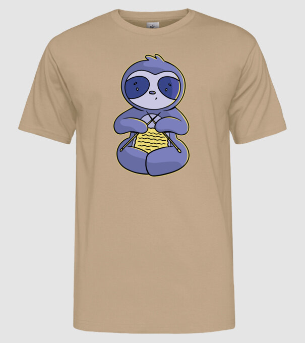 Leneș drăguț tricotând model nisipiu pe tricou
