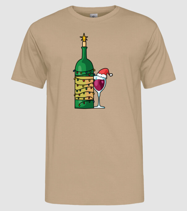 Vin de Crăciun model nisipiu pe tricou