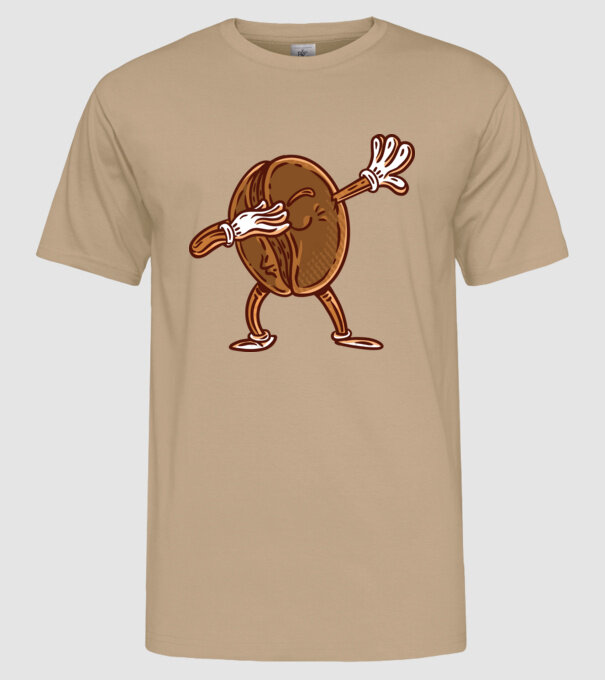 Cafea DAB model nisipiu pe tricou
