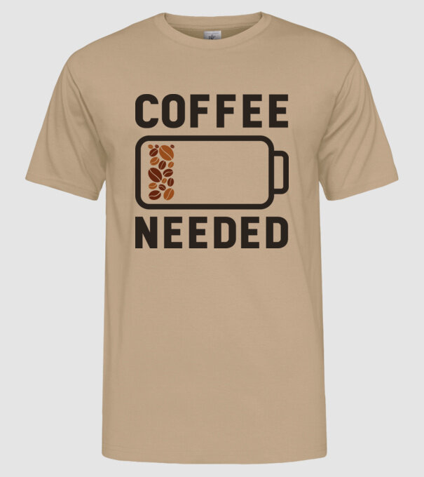 Am nevoie de cafea model nisipiu pe tricou