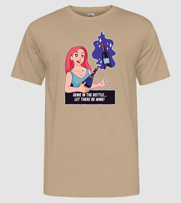 Dorința mea, să fie vin model nisipiu pe tricou