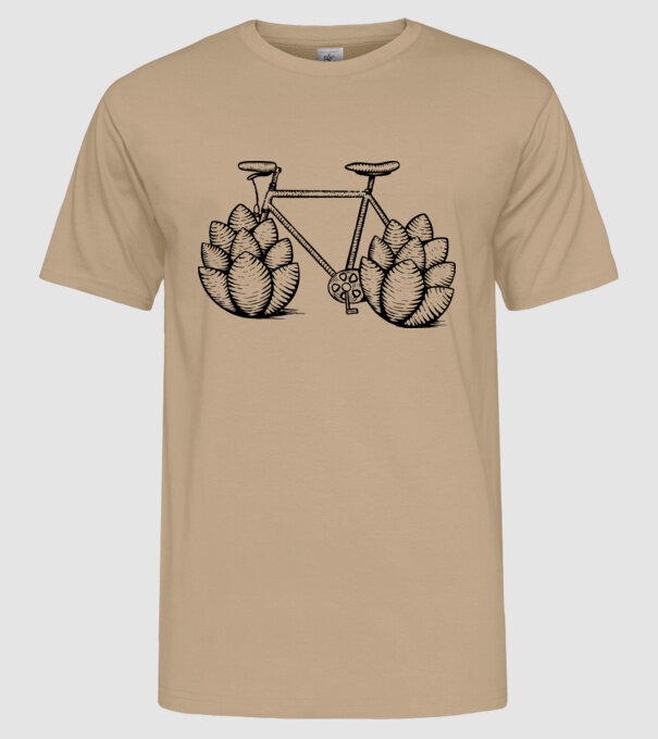 Bicicletă Hamei model nisipiu pe tricou