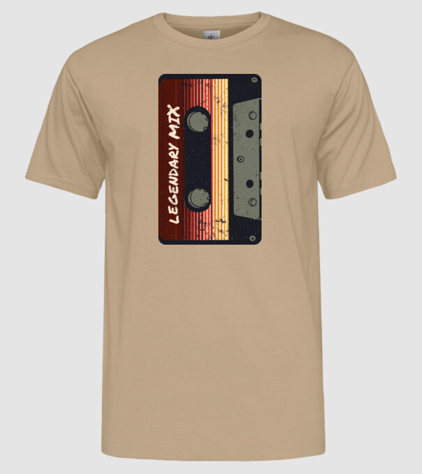 Casetă Legendary Mix model nisipiu pe tricou