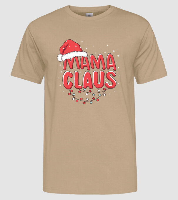Mama Claus model nisipiu pe tricou
