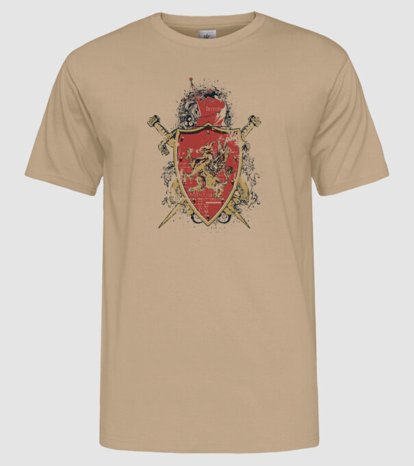 Scut model nisipiu pe tricou