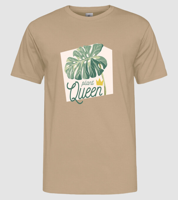 Plant Queen model nisipiu pe tricou