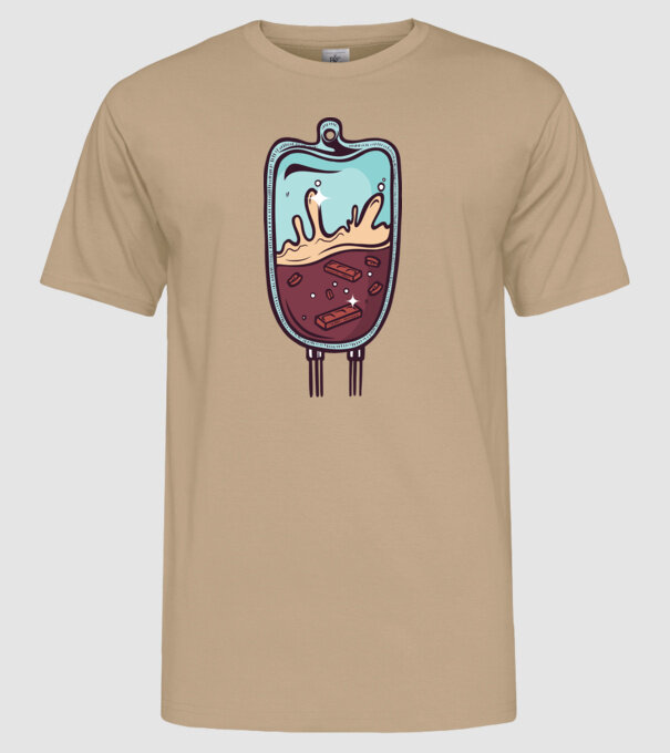 Porter Infuzie model nisipiu pe tricou