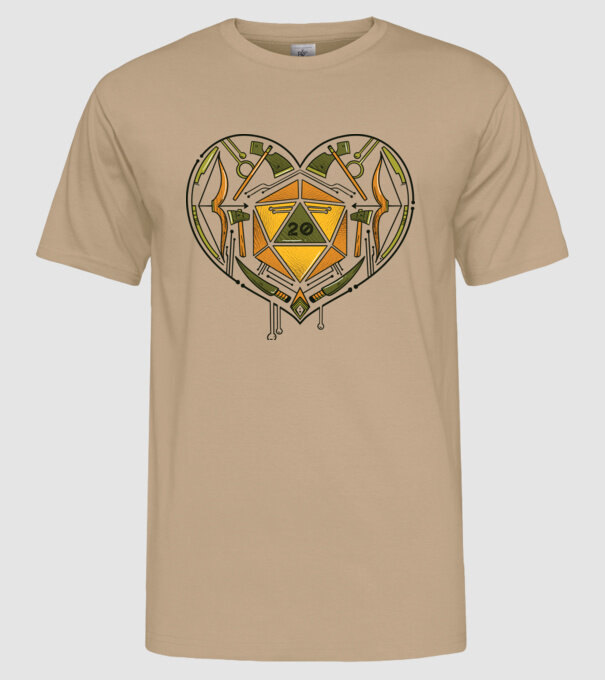 Joc de rol Dragoste model nisipiu pe tricou