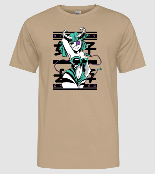 Fată sexy Anime model nisipiu pe tricou