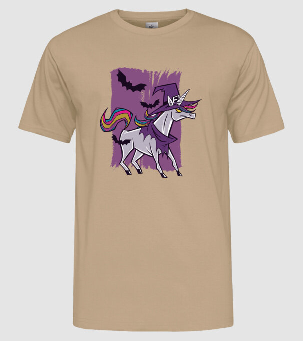 Unicorn vrăjitoare model nisipiu pe tricou