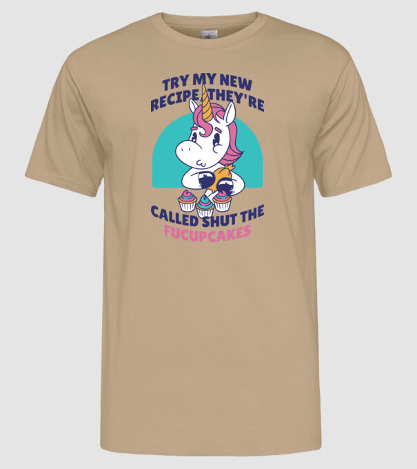 Unicorn Rețetă model nisipiu pe tricou
