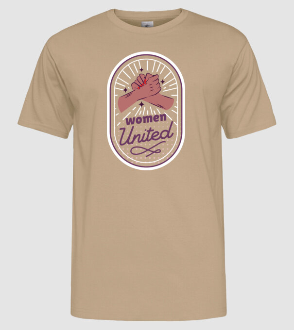 Women United Ziua femeii model nisipiu pe tricou