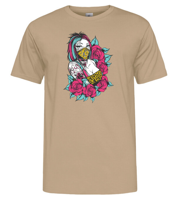  model  pe tricou