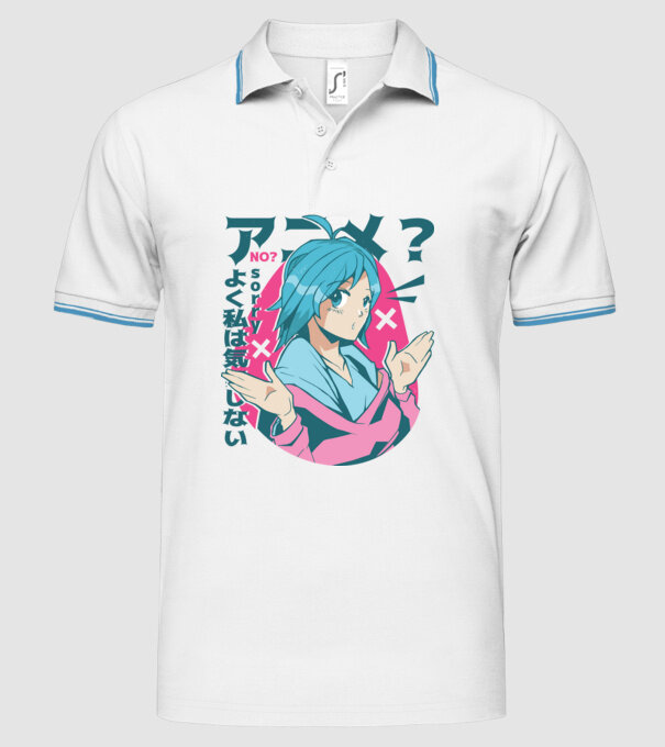 Tricou Anime model alb pe tricou