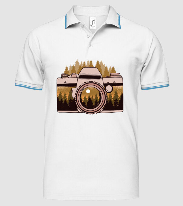 Natură Fotograf tricou fotograf model alb pe tricou