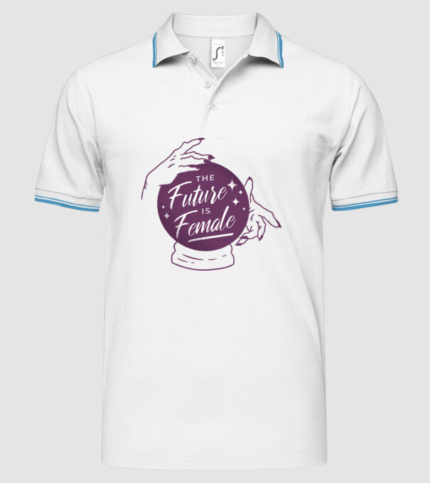 Future is Female Ziua Femeii model alb pe tricou