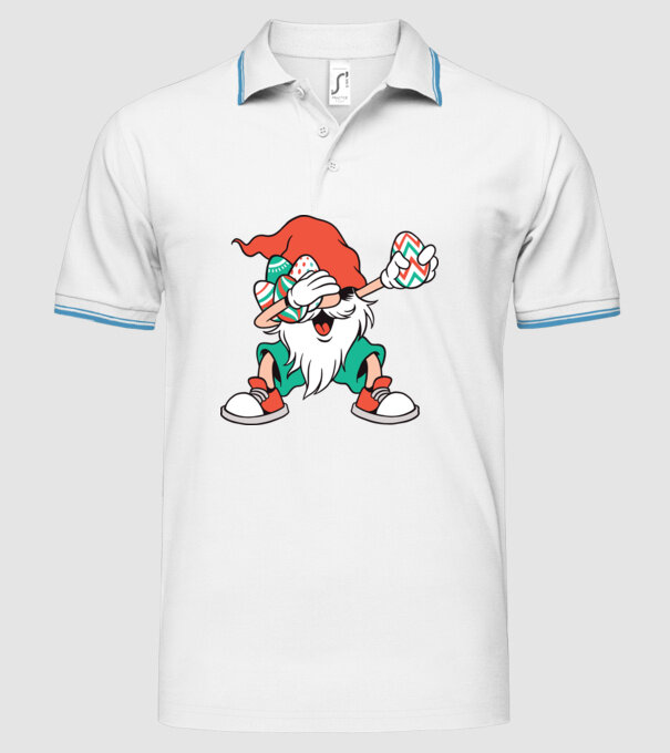 Elf de Paște DAB model alb pe tricou