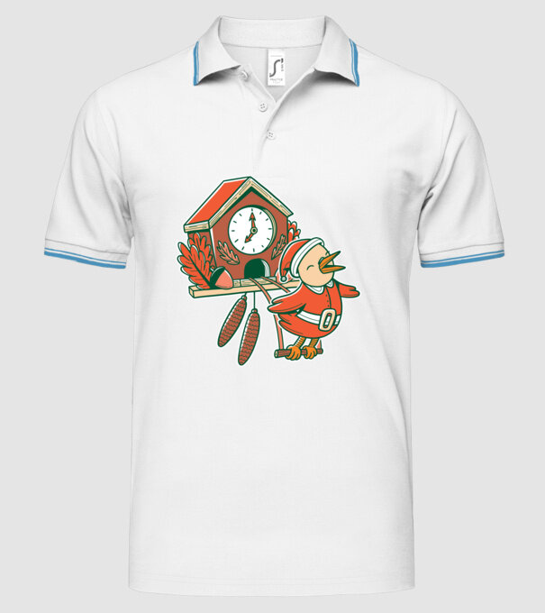 Cuc de Crăciun model alb pe tricou