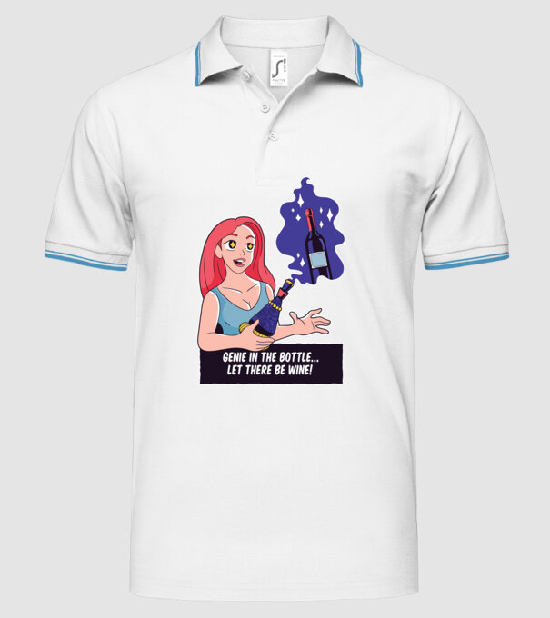 Dorința mea, să fie vin model alb pe tricou