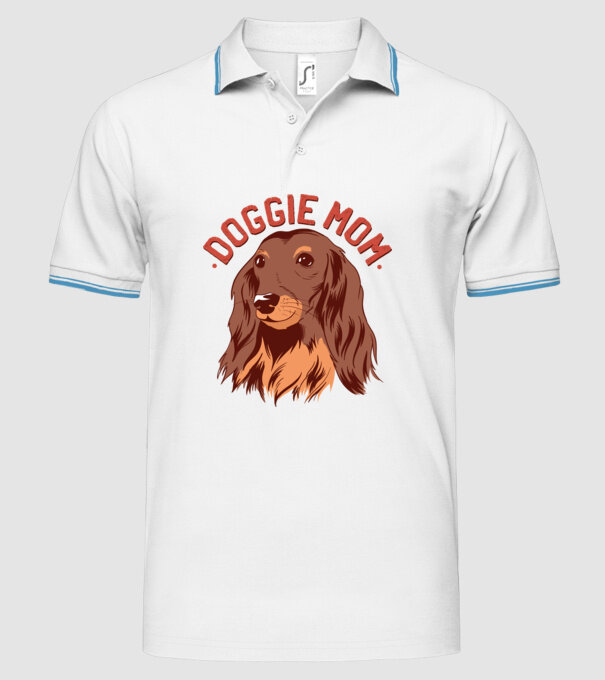 Mamă de Câine model alb pe tricou