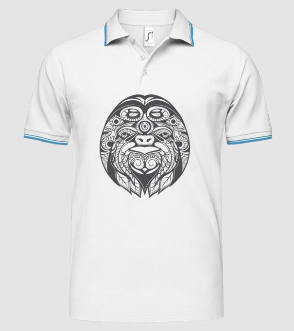 Motiv Leneș model alb pe tricou