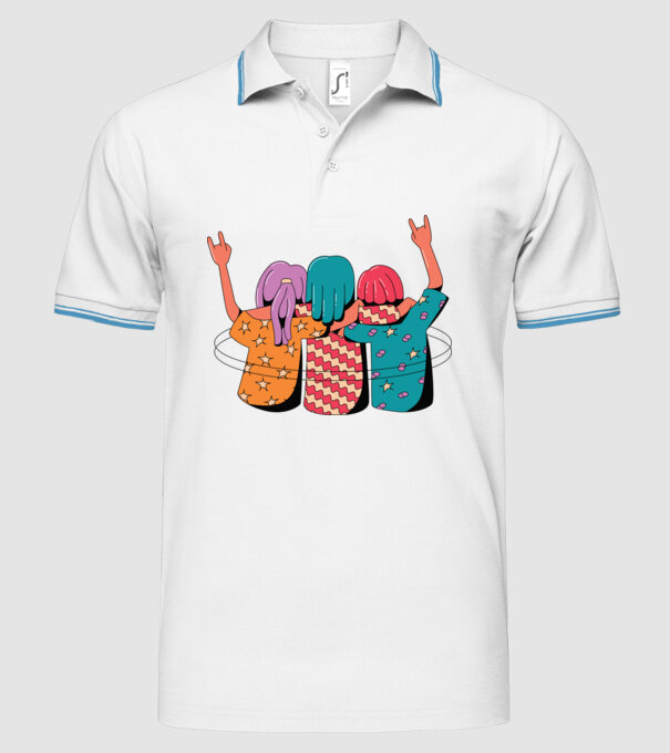 Cele mai bune prietene model alb pe tricou
