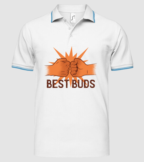 Cei mai buni prieteni model alb pe tricou