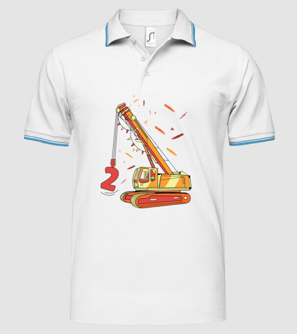 Prindere 2nd Birthday model alb pe tricou
