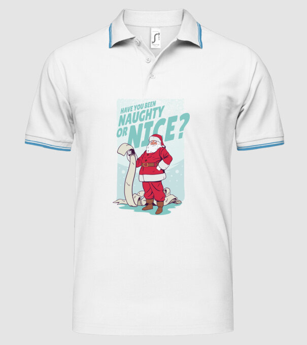 Lista de cadouri Moș Crăciun - tricou Crăciun model alb pe tricou