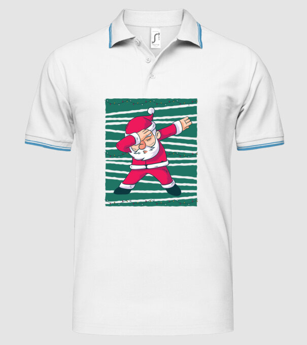 Moș Crăciun DAB Crăciun model alb pe tricou