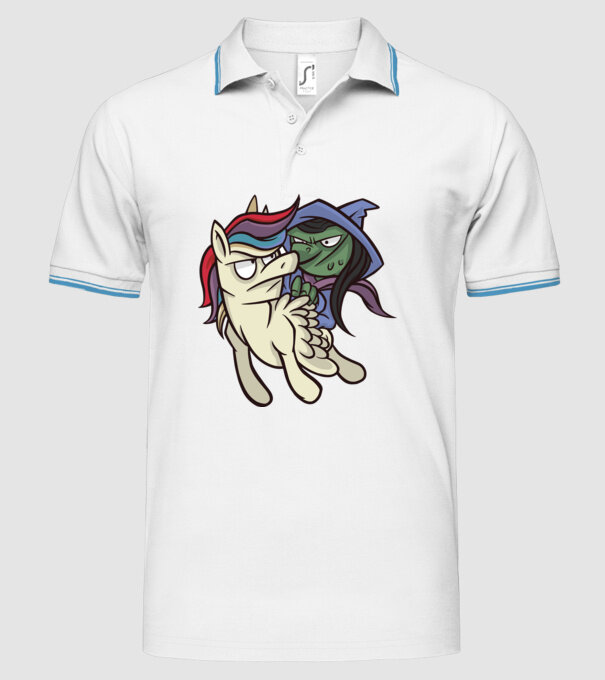 Unicorn vrăjitoare model alb pe tricou