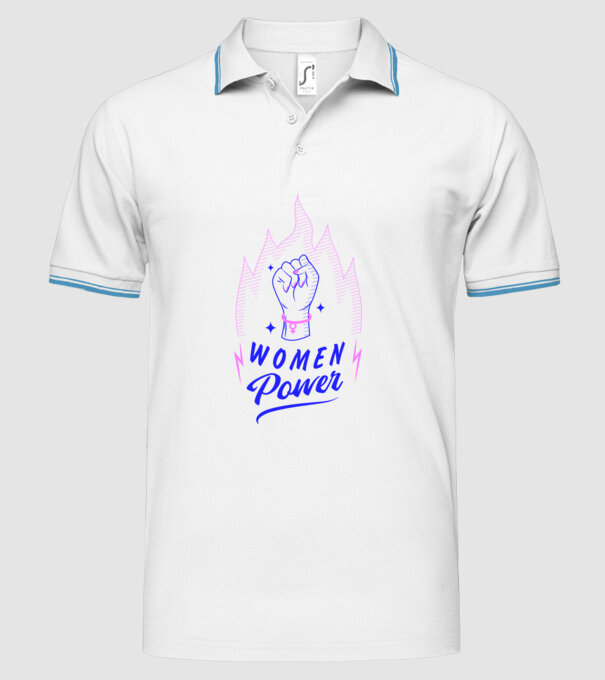 Women Power Ziua Femeii model alb pe tricou