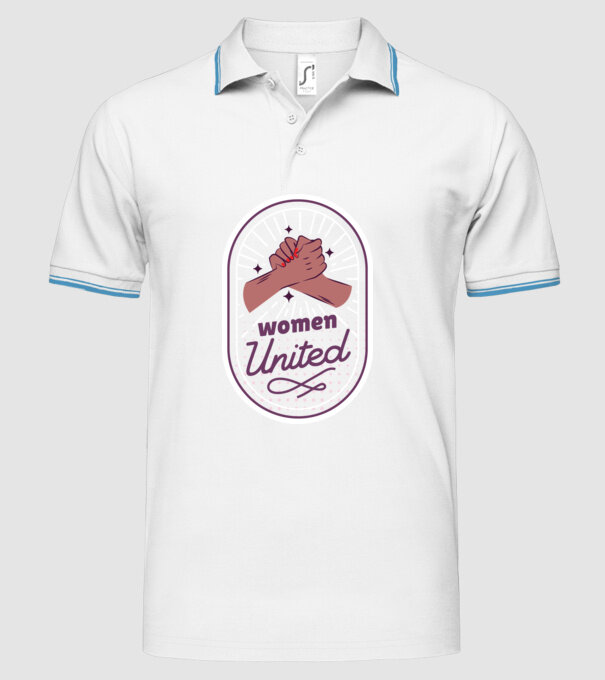 Women United Ziua femeii model alb pe tricou