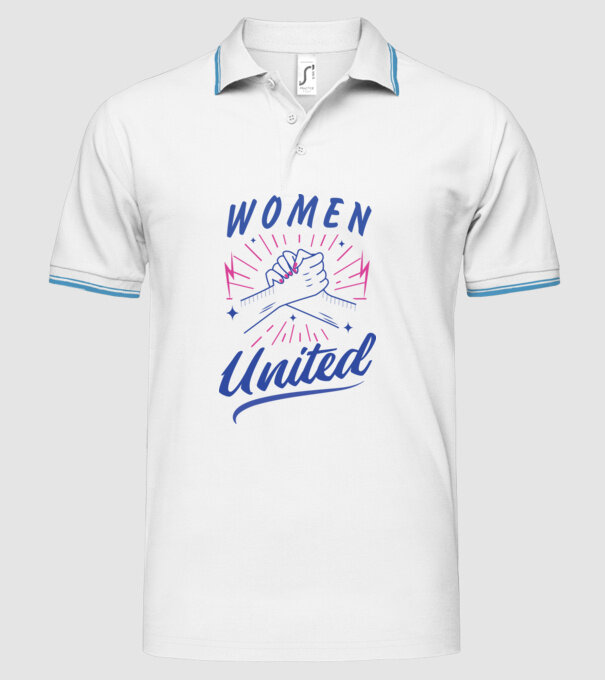 Women United tricou Ziua Femeii model alb pe tricou