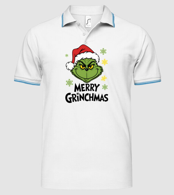 Merry Grinchmas Alb model alb pe tricou