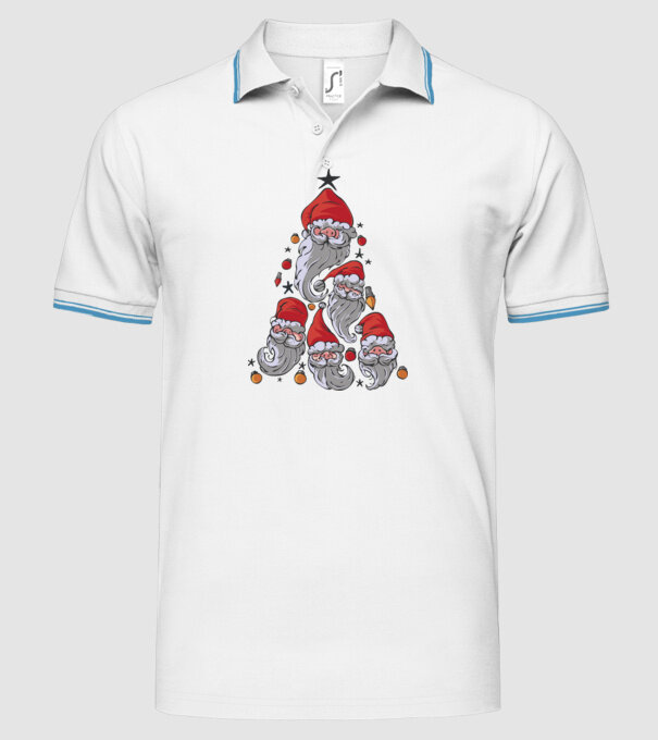 Pitici pentru pomul de Crăciun model alb pe tricou