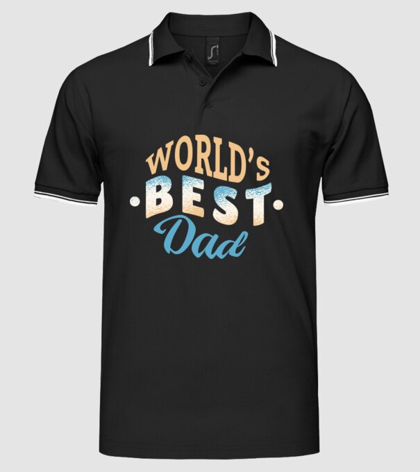 Cel mai bun Tătic din lume model negru pe tricou