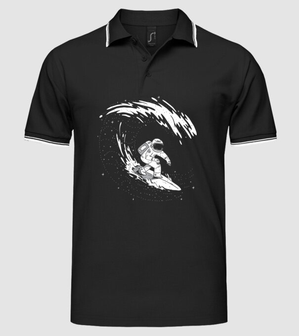 Astronaut Surf amuzant tricou amuzant astronaut model negru pe tricou