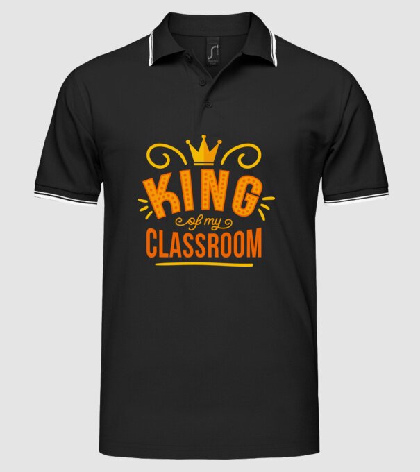 Regele clasei model negru pe tricou