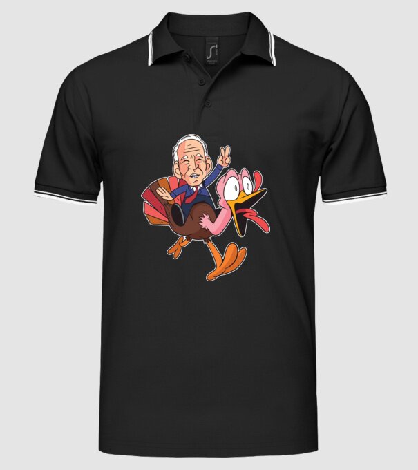 Biden Thanksgiving model negru pe tricou