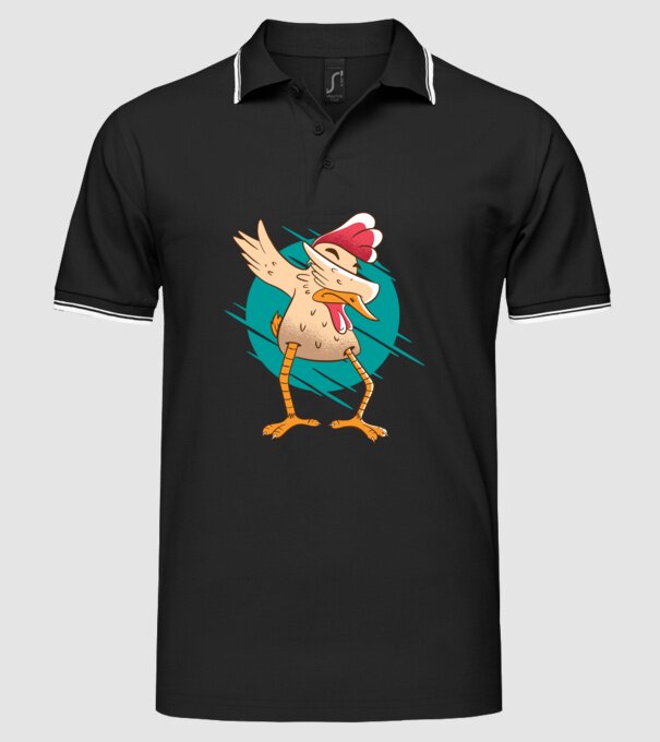 Pui DAB model negru pe tricou