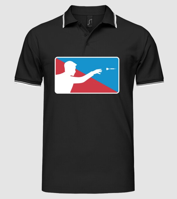Darts MLB model negru pe tricou